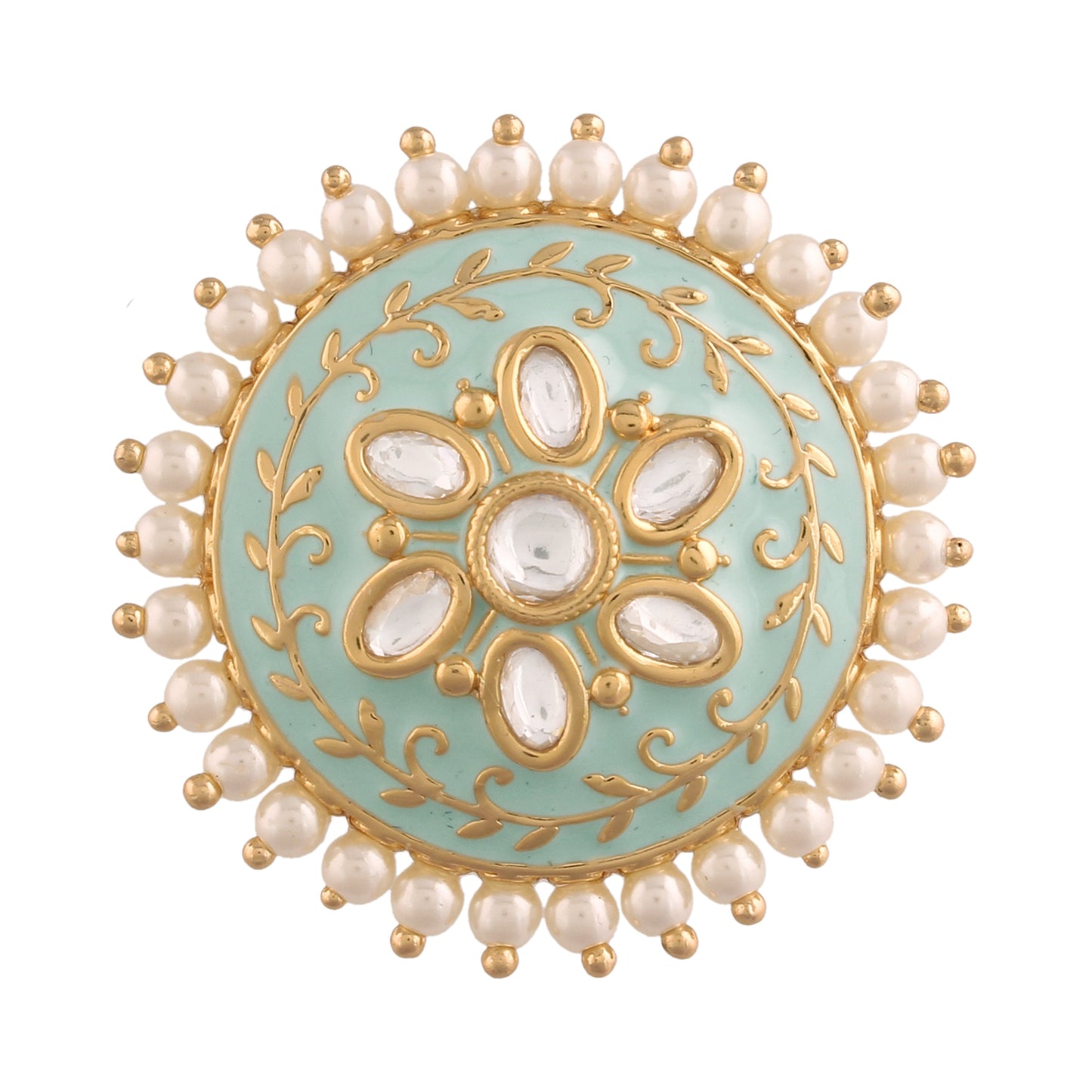 Women's Tradtional Meenakari finger ring
