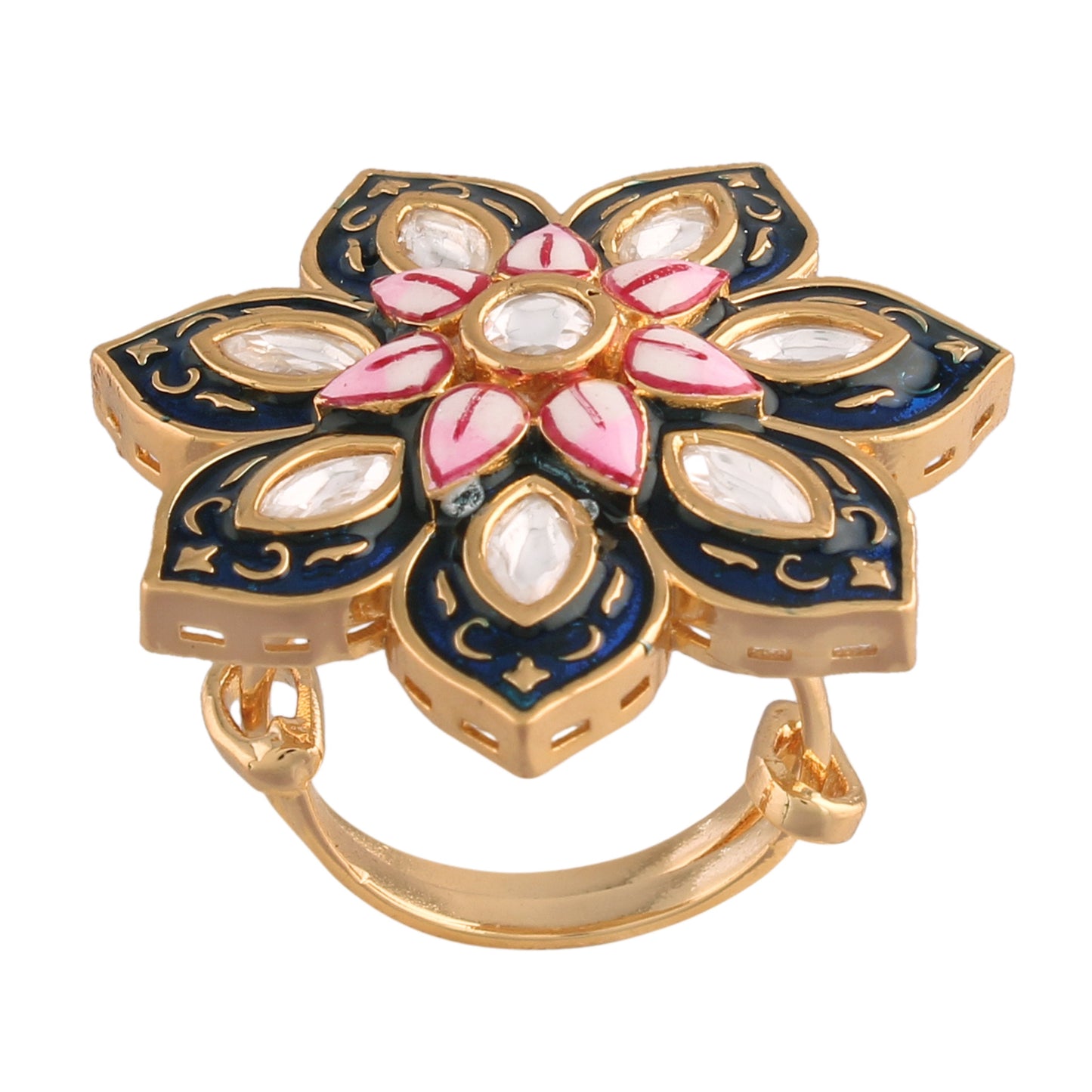 Women's Tradtional Meenakari finger ring