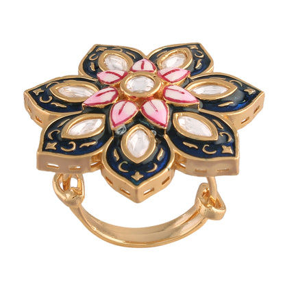Women's Tradtional Meenakari finger ring