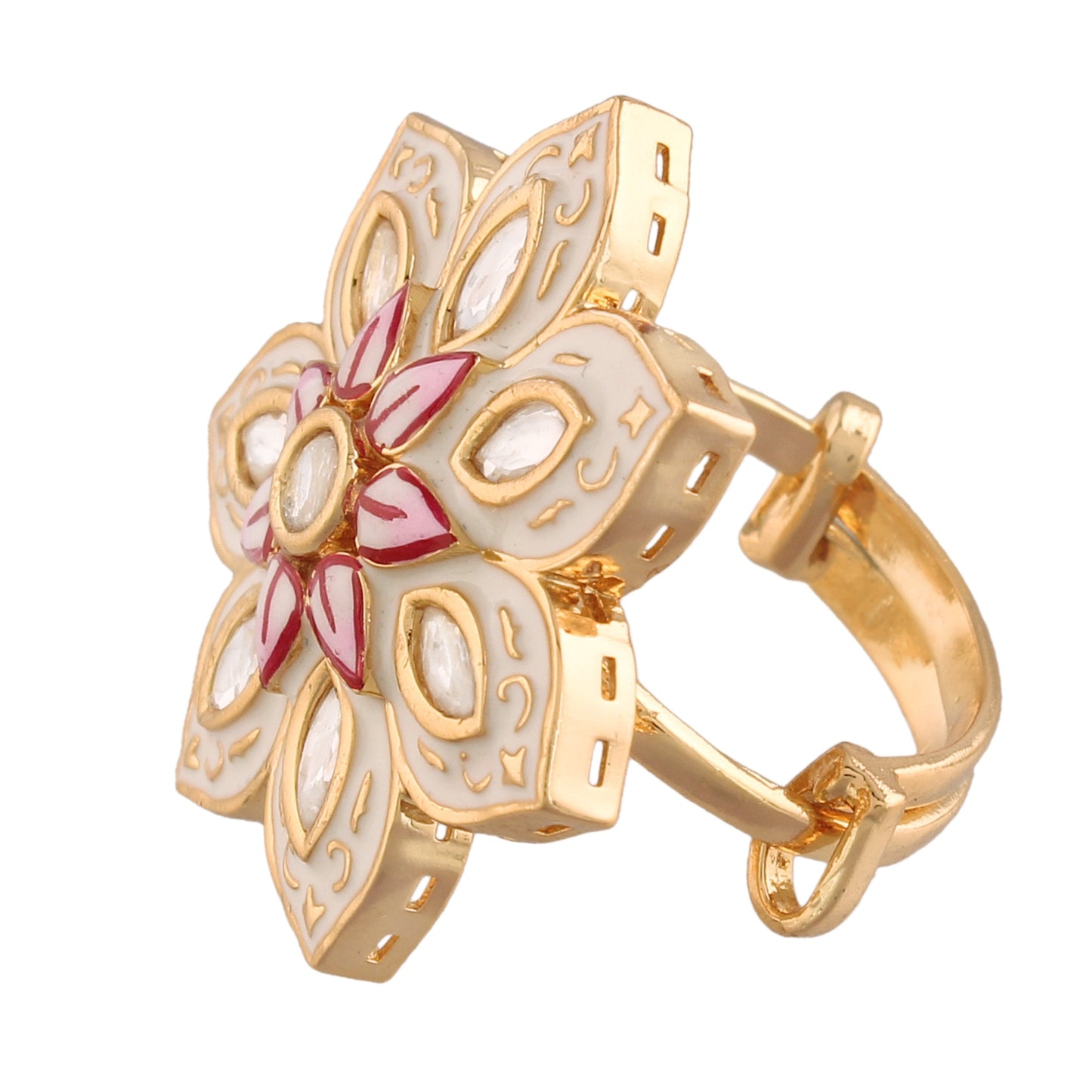 Women's Tradtional Meenakari finger ring