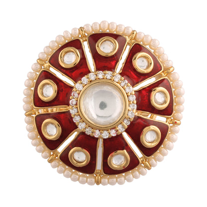 Women's Tradtional Meenakari finger ring