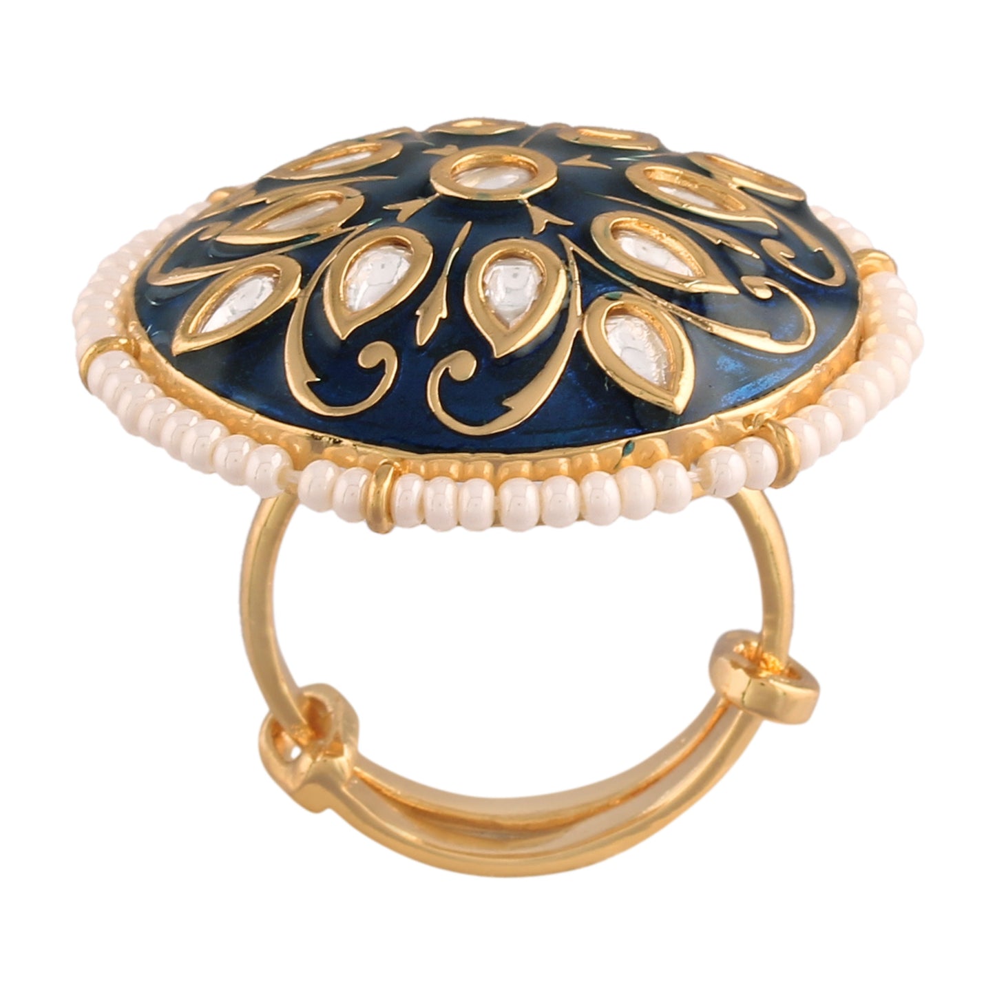 Women's Tradtional Meenakari finger ring