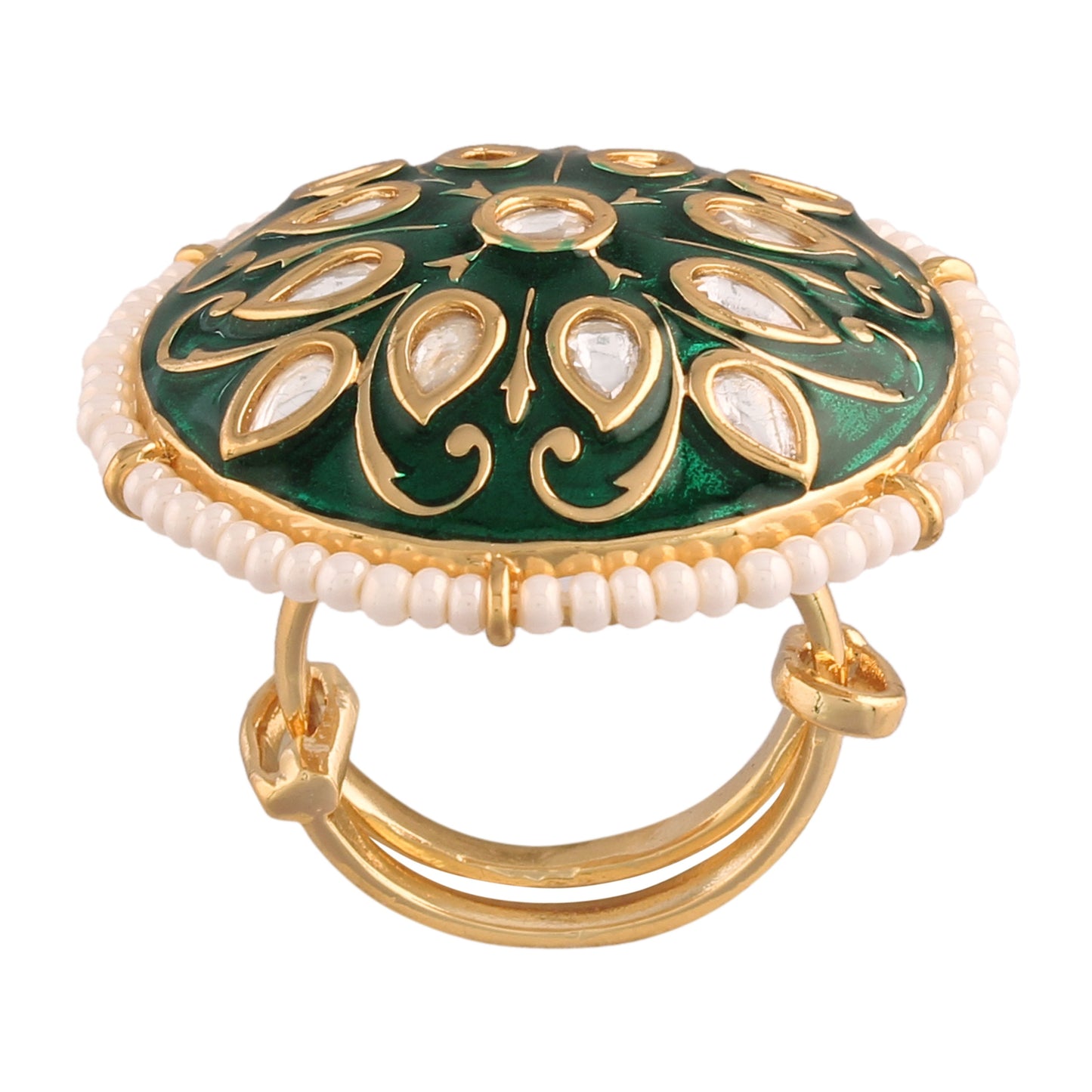 Women's Tradtional Meenakari finger ring