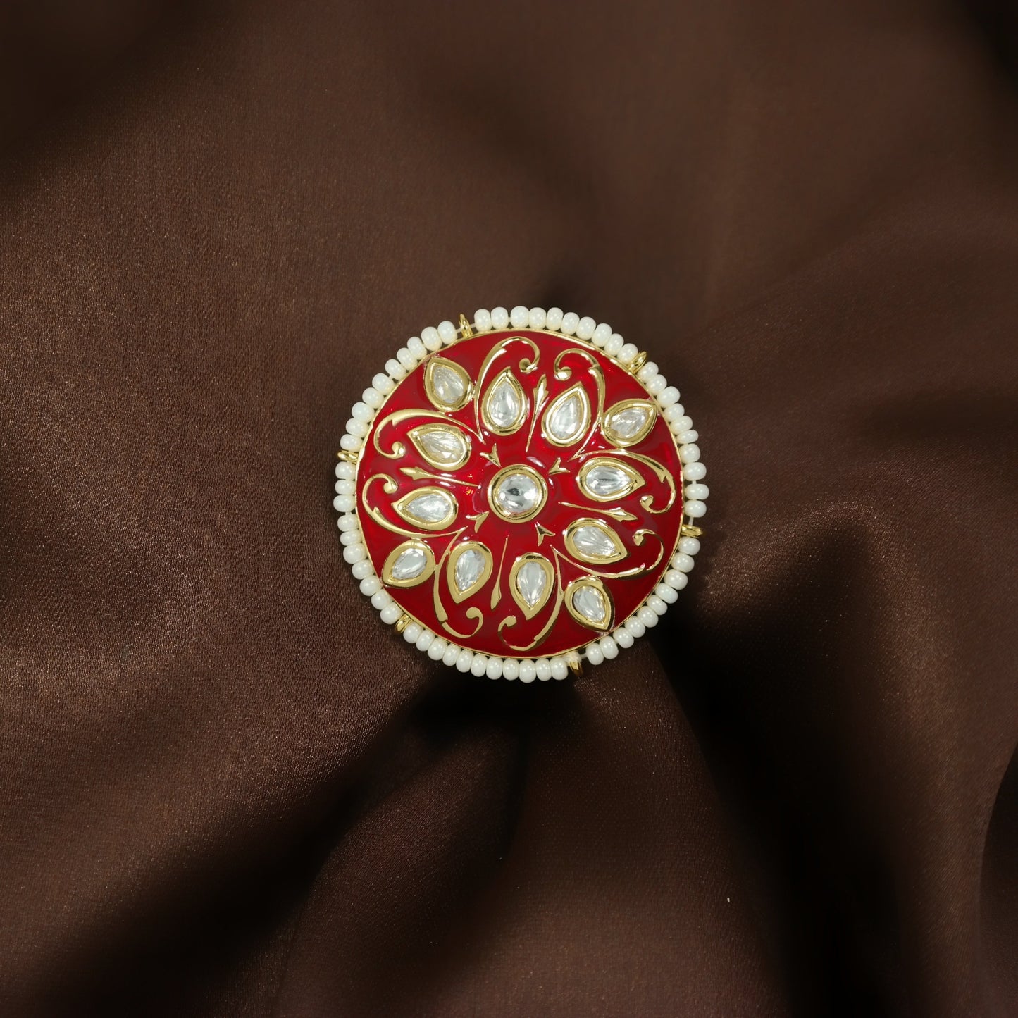 Women's Tradtional Meenakari finger ring