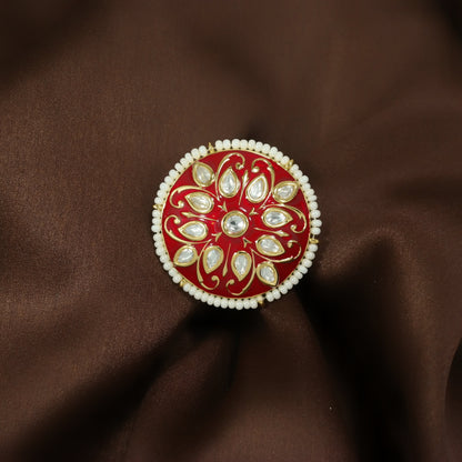 Women's Tradtional Meenakari finger ring
