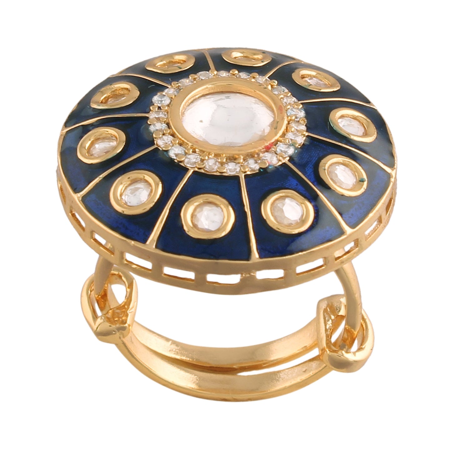 Women's Tradtional Meenakari finger ring