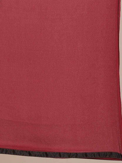 Women's Satin Kurta And Palazzo With Dupatta Set