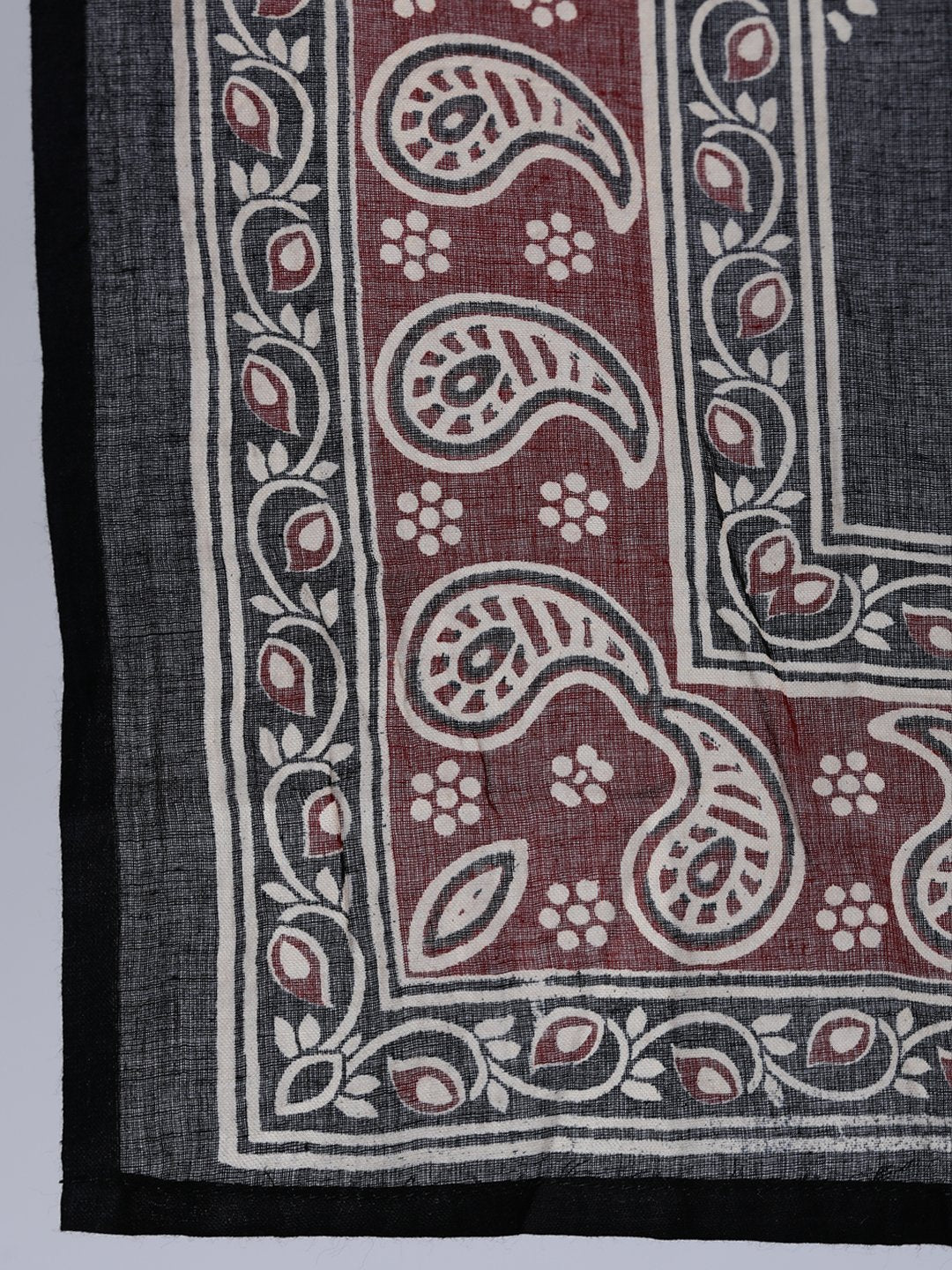 Women's Black Printed Straight  Kurta With Palazo & Dupatta
