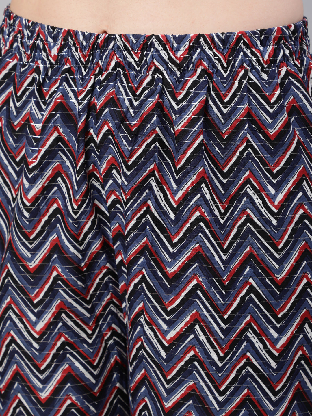 Women's Multi Printed Straight Kurta With Palazzo & Dupatta