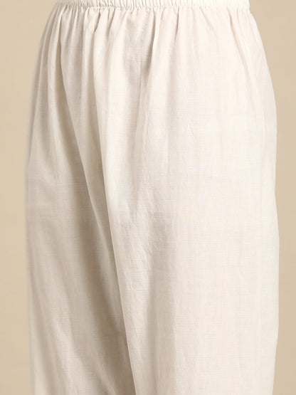 Women's Green Printed Straight Kurta With Trouser