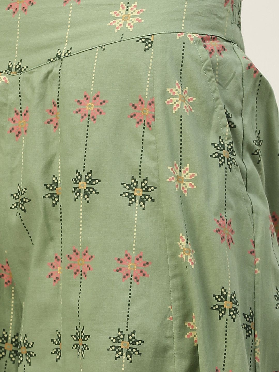 Women's Printed Straight Kurta Palazzo Dupatta Set