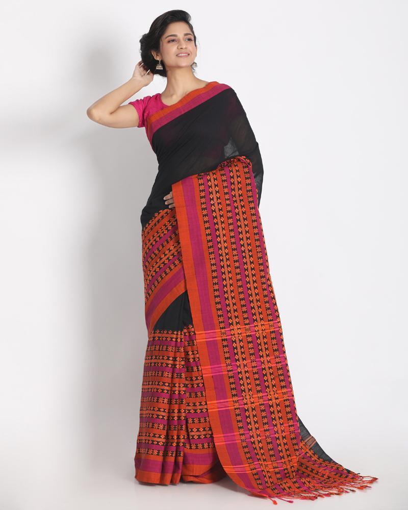 Women's Begampuri Organic Cotton Saree