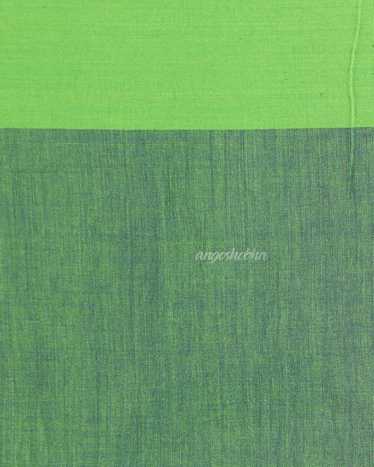 Women's Bengal blue handwoven mulmul cotton saree