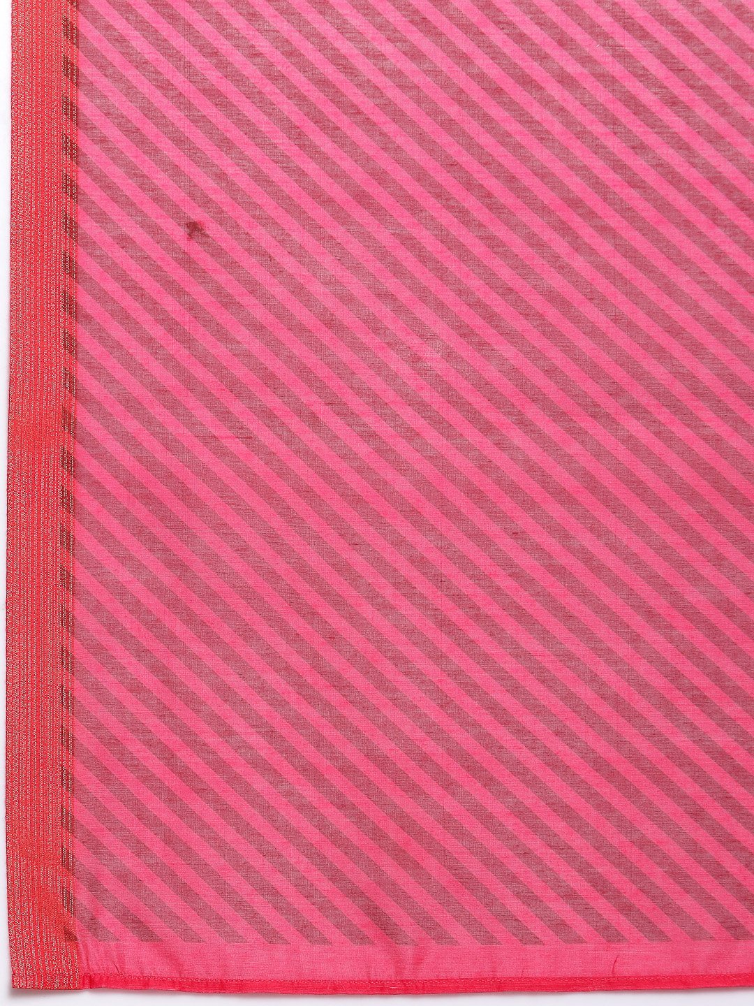 Women's Red Cotton Solid Casual Dupatta