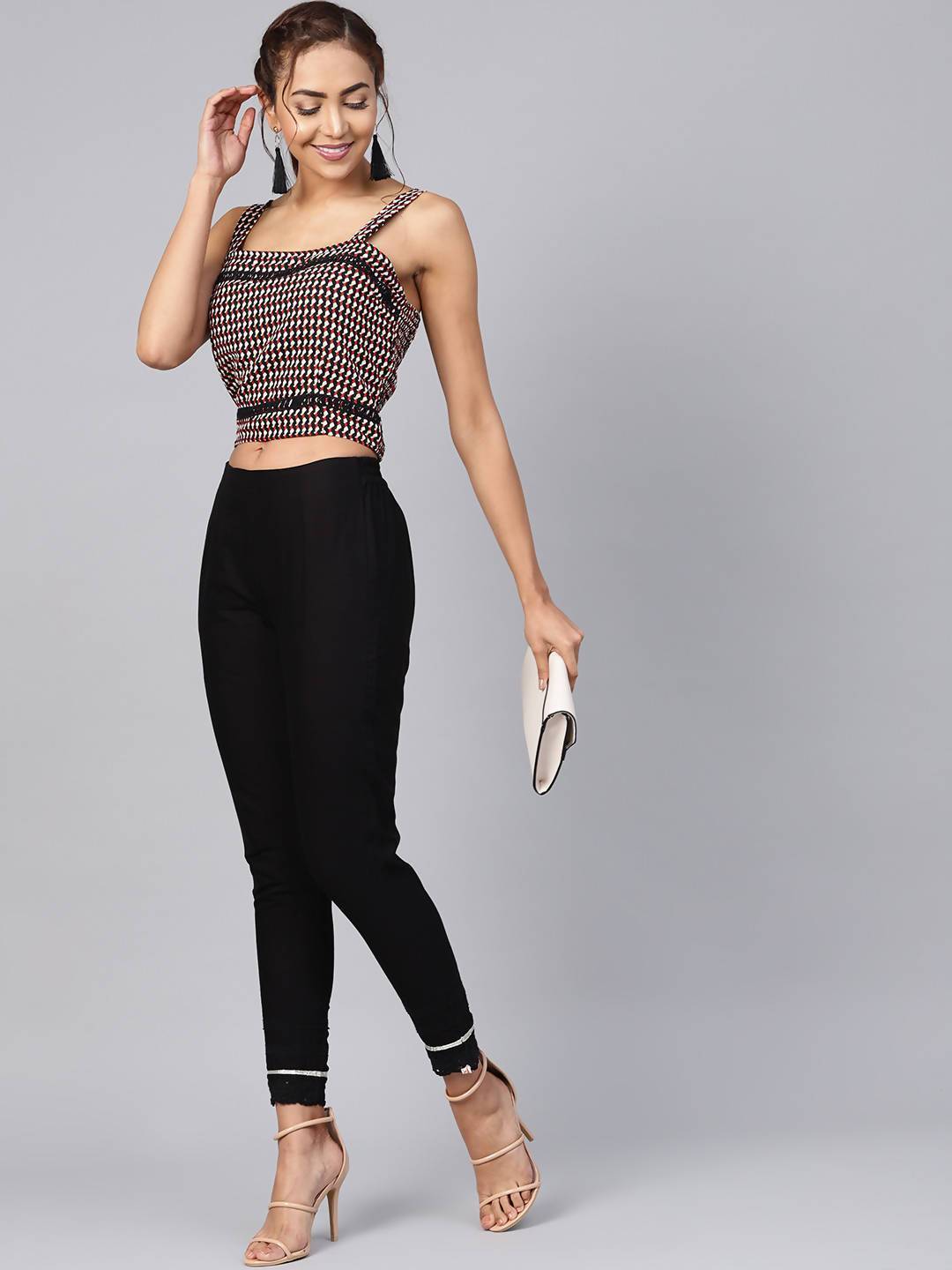 Women's Cotton Solid Straight Pants