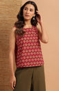 Women's Red Cotton T