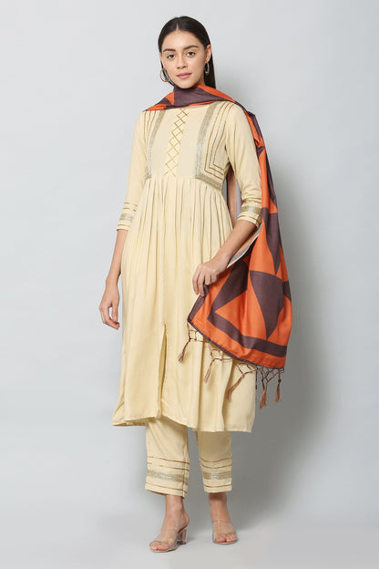 Women's Multicolored Art Silk Digital Printed Dupatta