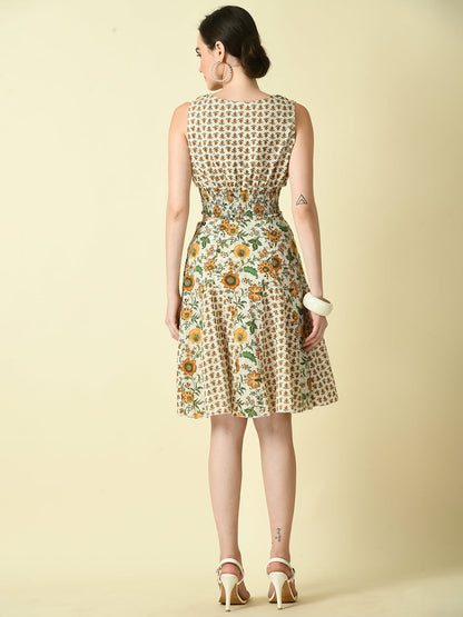 Women's Multi Floral Printed Top