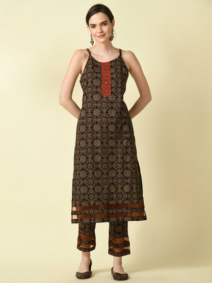 Women's Multi Straight Printed Kurta