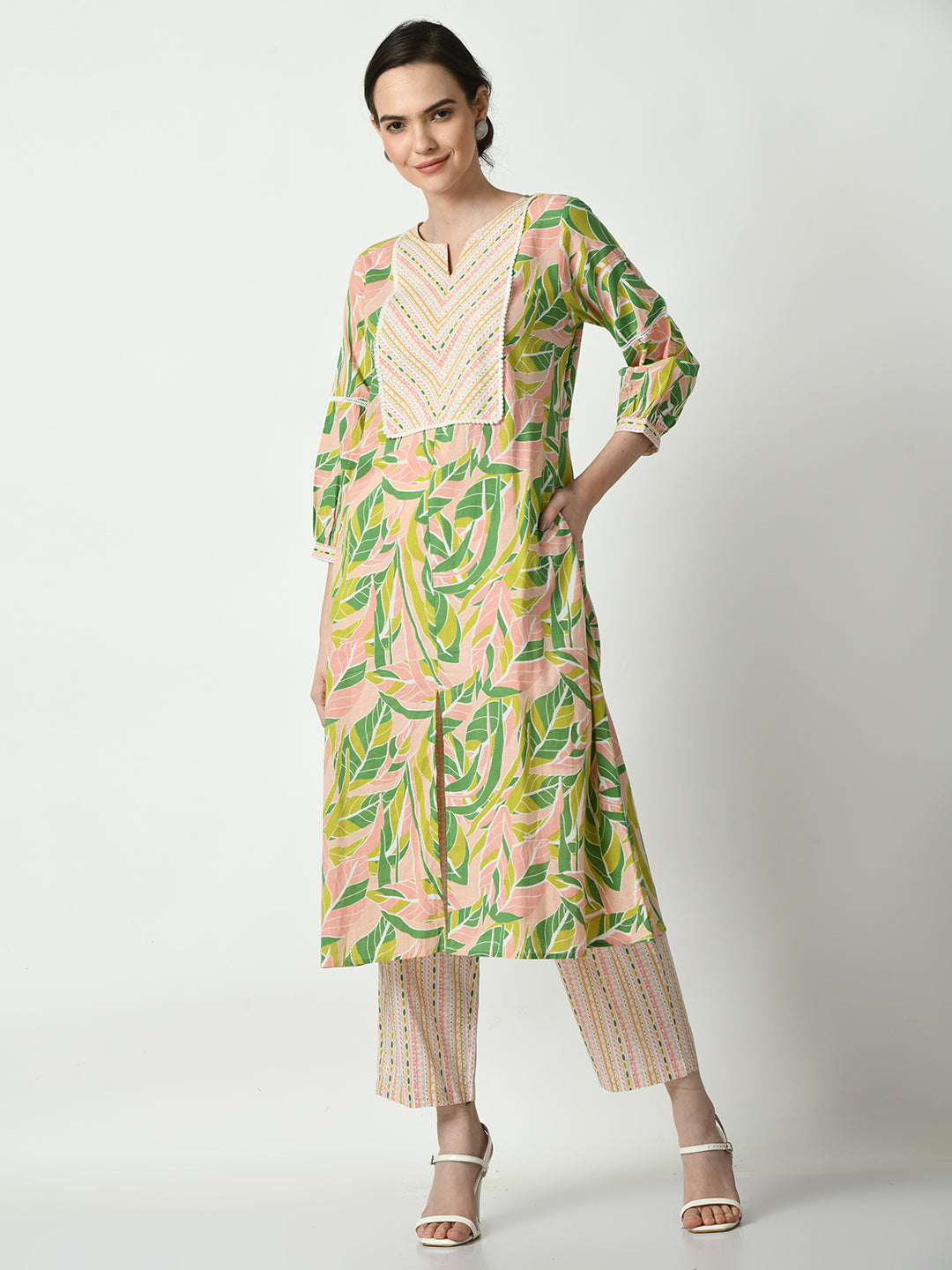 Women's Multi A-Line Printed Kurta