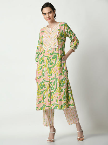 Women's Multi A-Line Printed Kurta