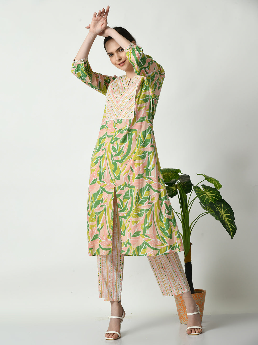 Women's Multi A-Line Printed Kurta