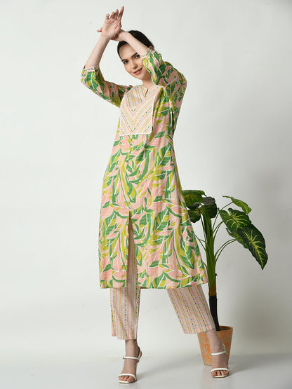 Women's Multi A-Line Printed Kurta