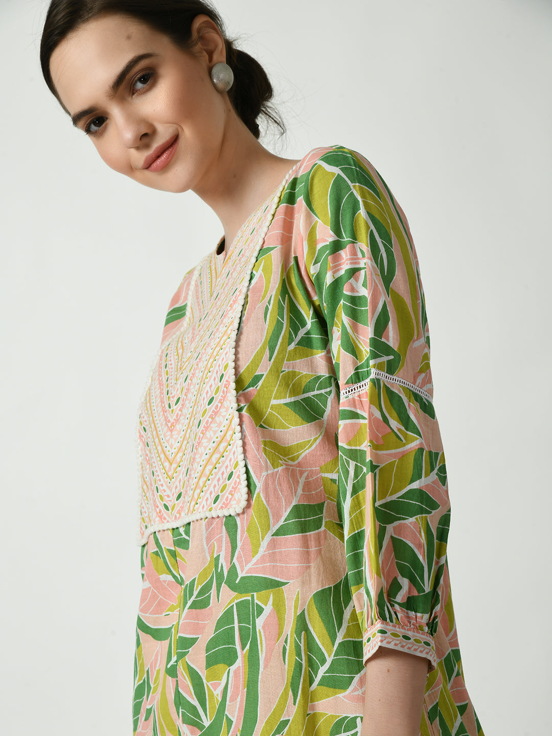 Women's Multi A-Line Printed Kurta