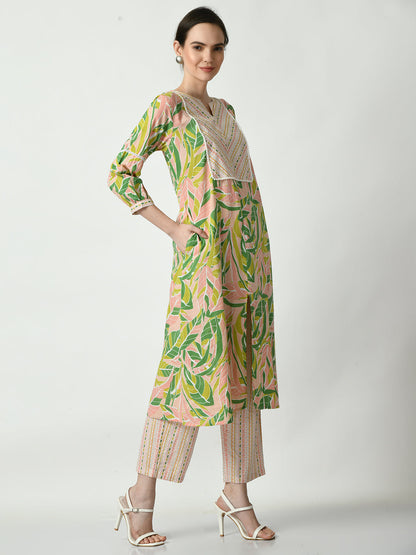 Women's Multi A-Line Printed Kurta