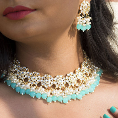 Women's Pearl Moti Mala Neckl