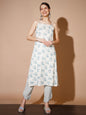 Women's Multi Floral Kurta & Trousers