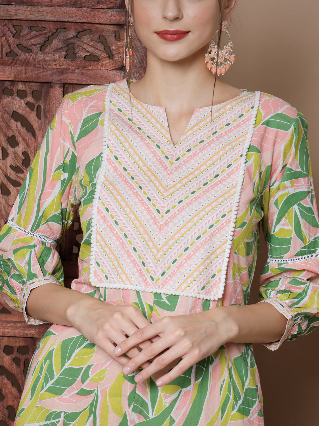 Women's Multi A-Line Kurta & Palazzos