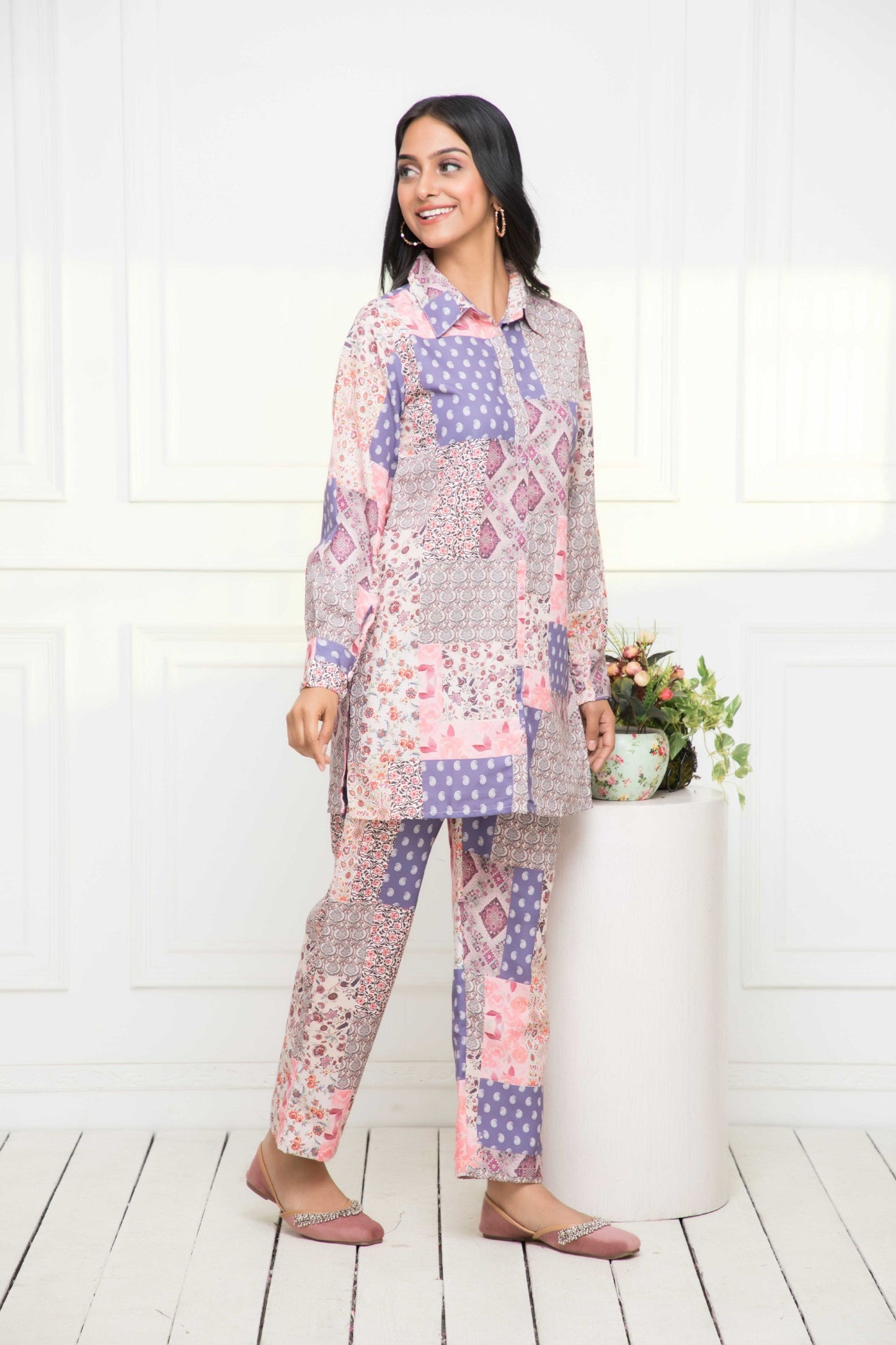 Women's Multi Printed Bling & Sparkly Co-Ords