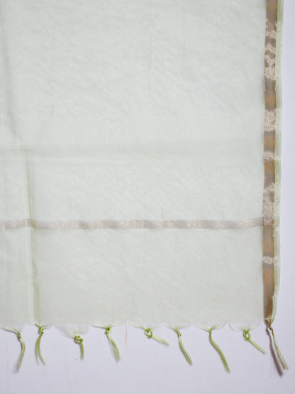Women's Green Printed Kurta & Trousers With Dupatta