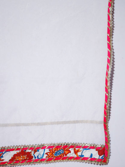 Women's Multi Printed Kurta & Trousers With Dupatta