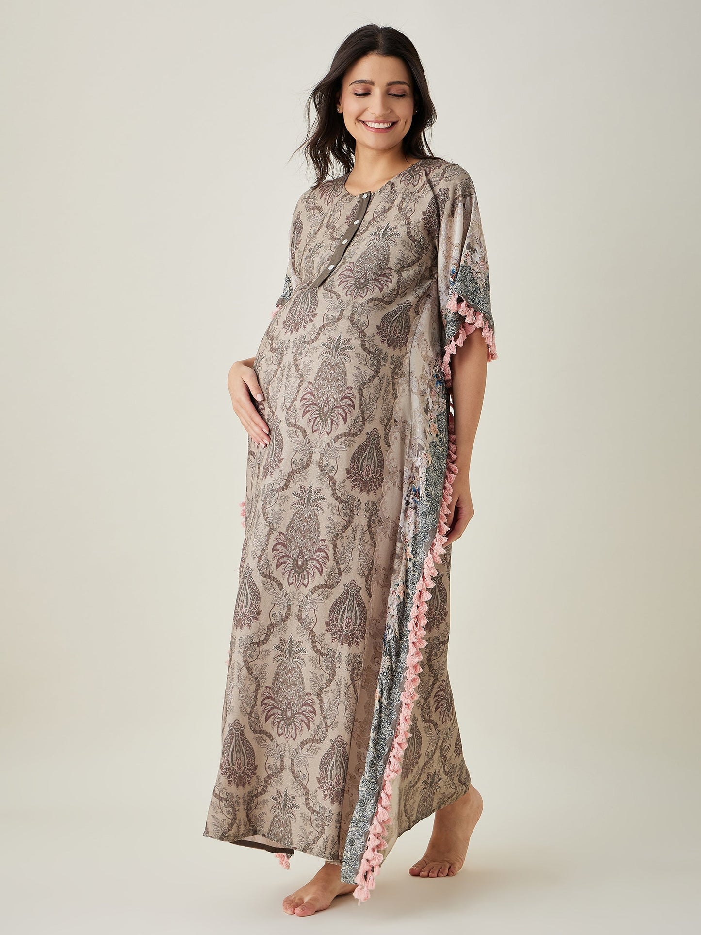 Women's Olive Garden Maternity and Nursing Kaftan