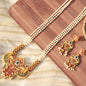 Women's 18k Rajwadi Gold Plated Brass Temple Choker Necklace