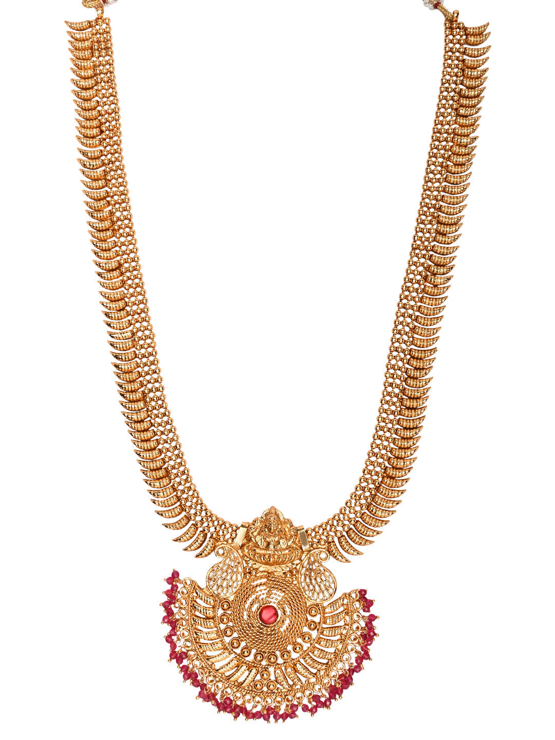 Women's 18K Gold Plated Traditional Style Choker Necklace Jewellery Set