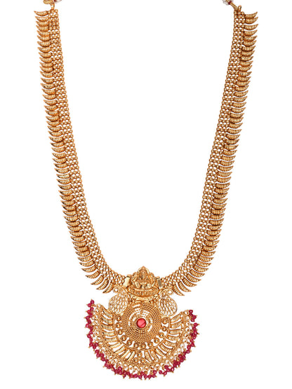 Women's 18K Gold Plated Traditional Style Choker Necklace Jewellery Set