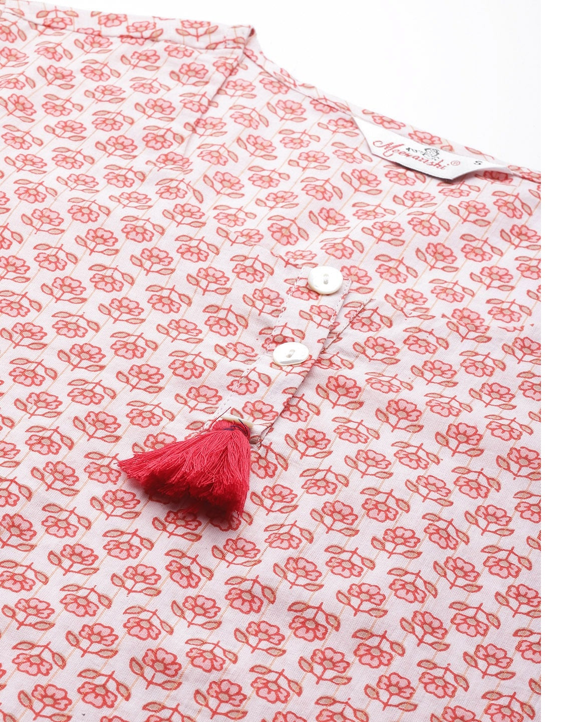 Women's Pink Floral Printed Night Suit