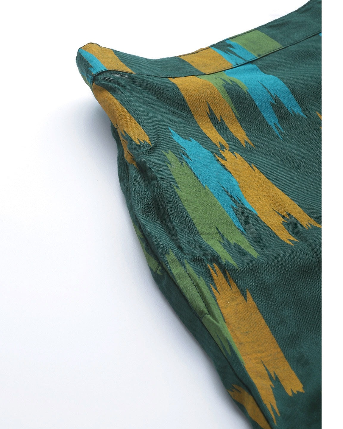 Women's Green & Mustard Printed Night suit