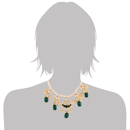 Women's Pearl Moti Mala Neckl