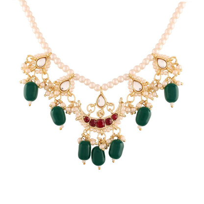 Women's Pearl Moti Mala Neckl