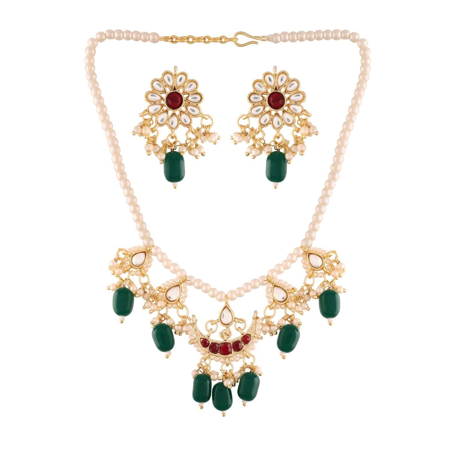 Women's Pearl Moti Mala Neckl