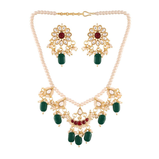 Women's Pearl Moti Mala Neckl