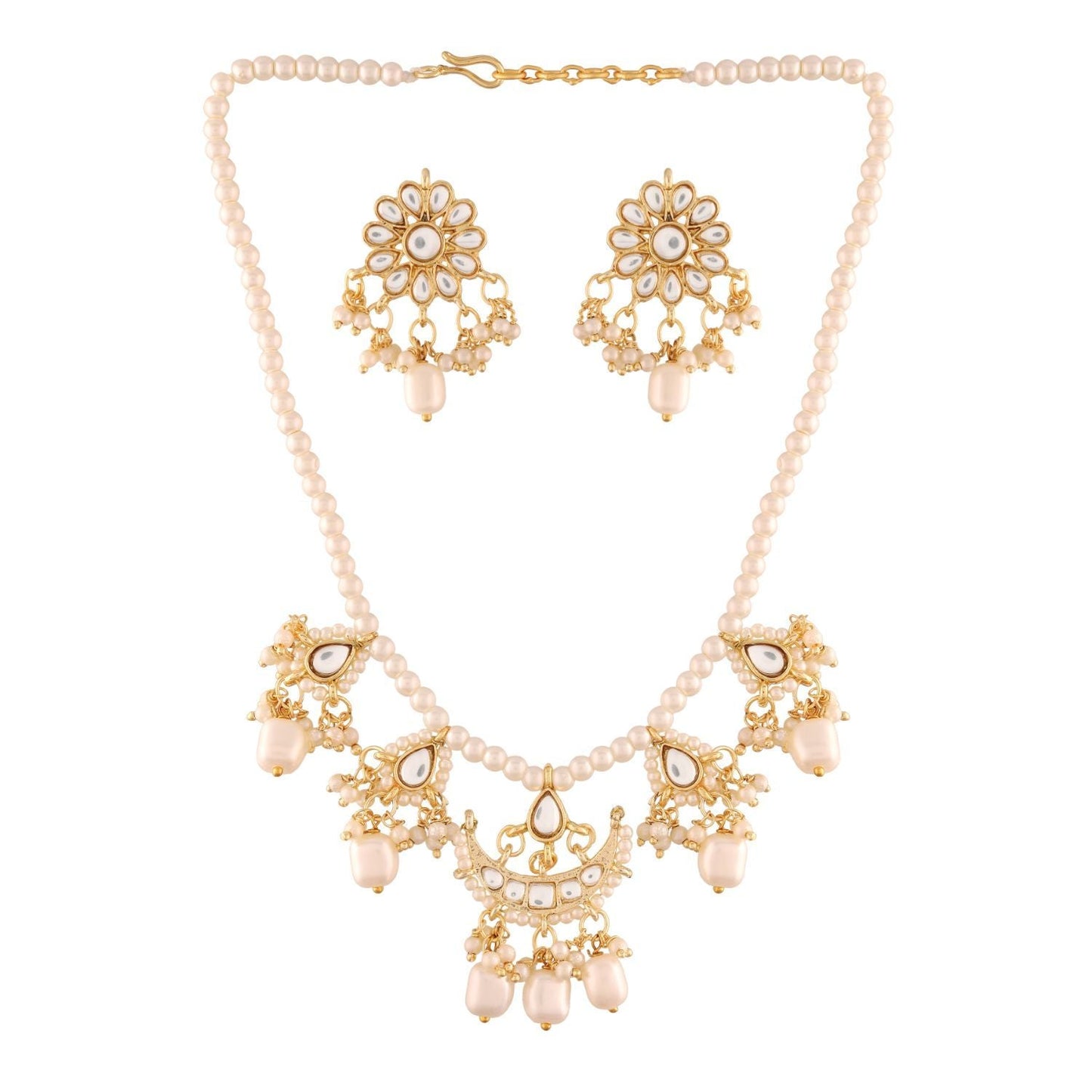 Women's Pearl Moti Mala Neckl