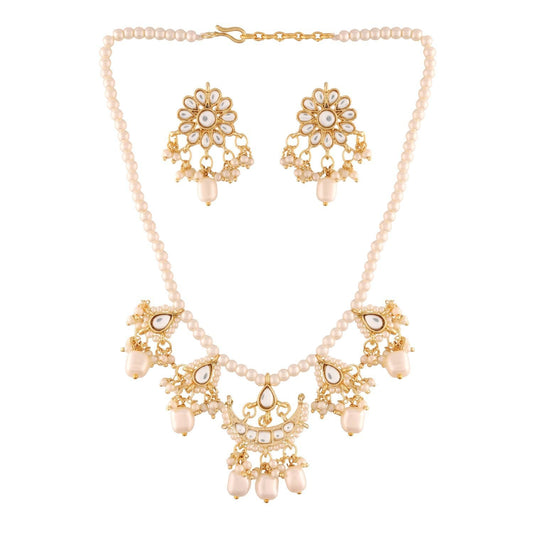 Women's Pearl Moti Mala Neckl