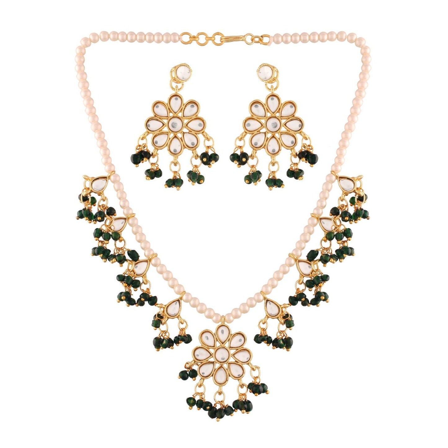 Women's Pearl Moti Mala Neckl