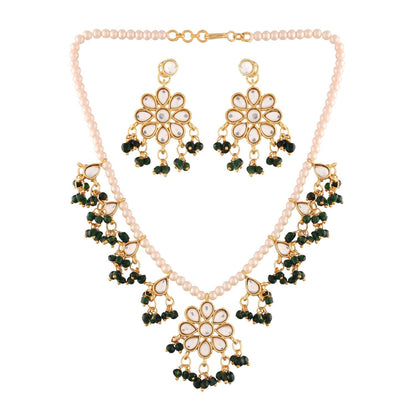 Women's Pearl Moti Mala Neckl
