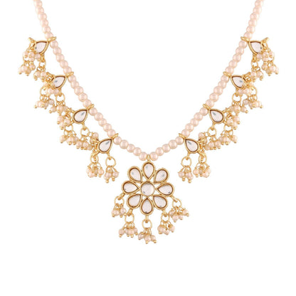 Women's Pearl Moti Mala Neckl